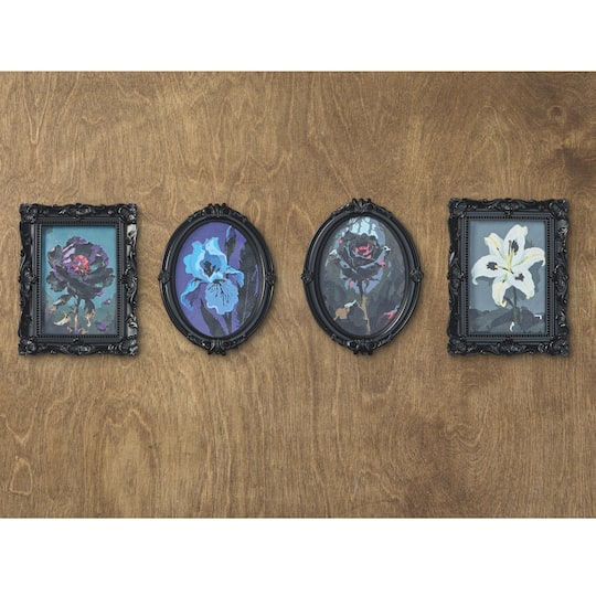 Mystery Dark Flower Paint-by-Number Framed Mini Kit by Artist's Loft®